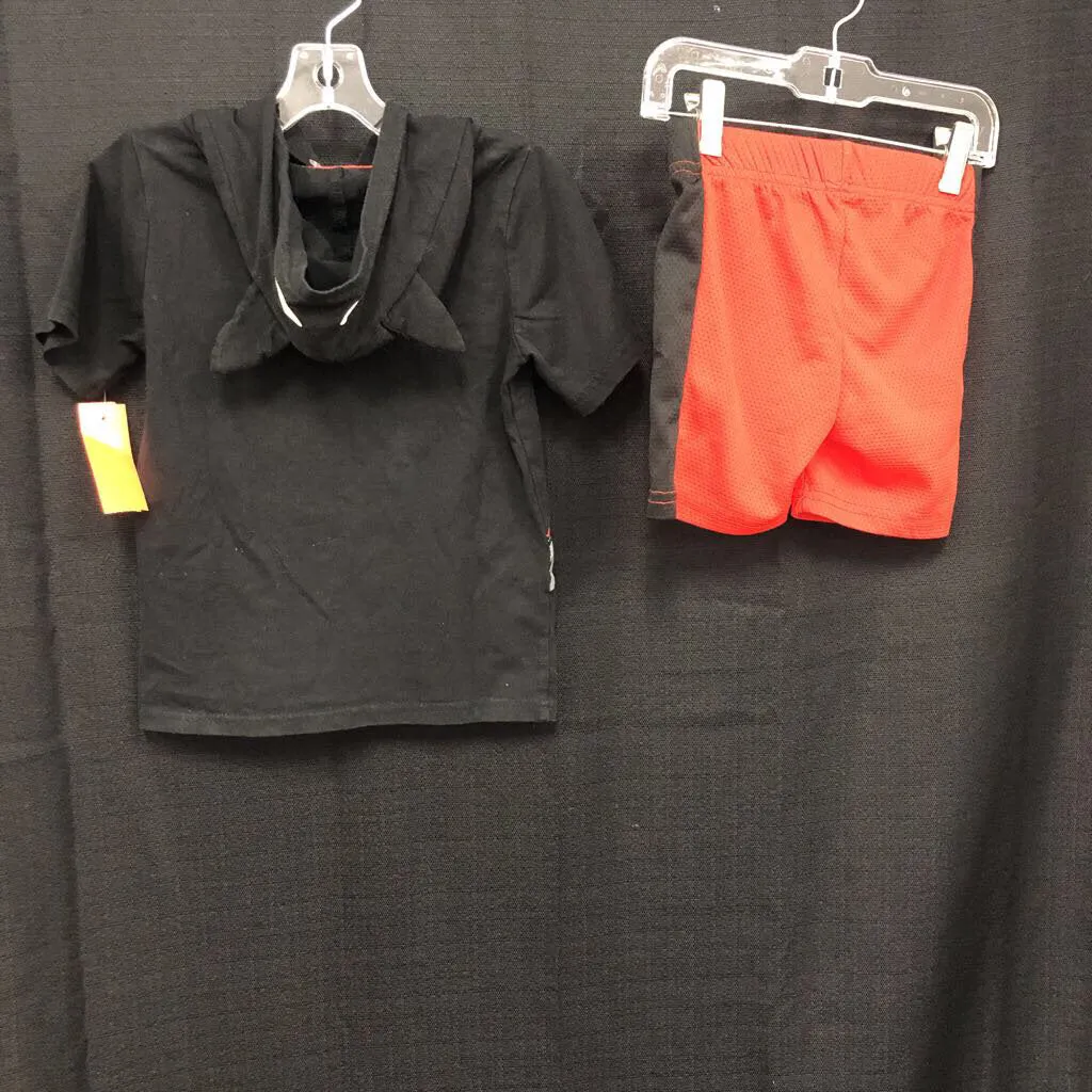 " the Batman" hooded 2pc outfit