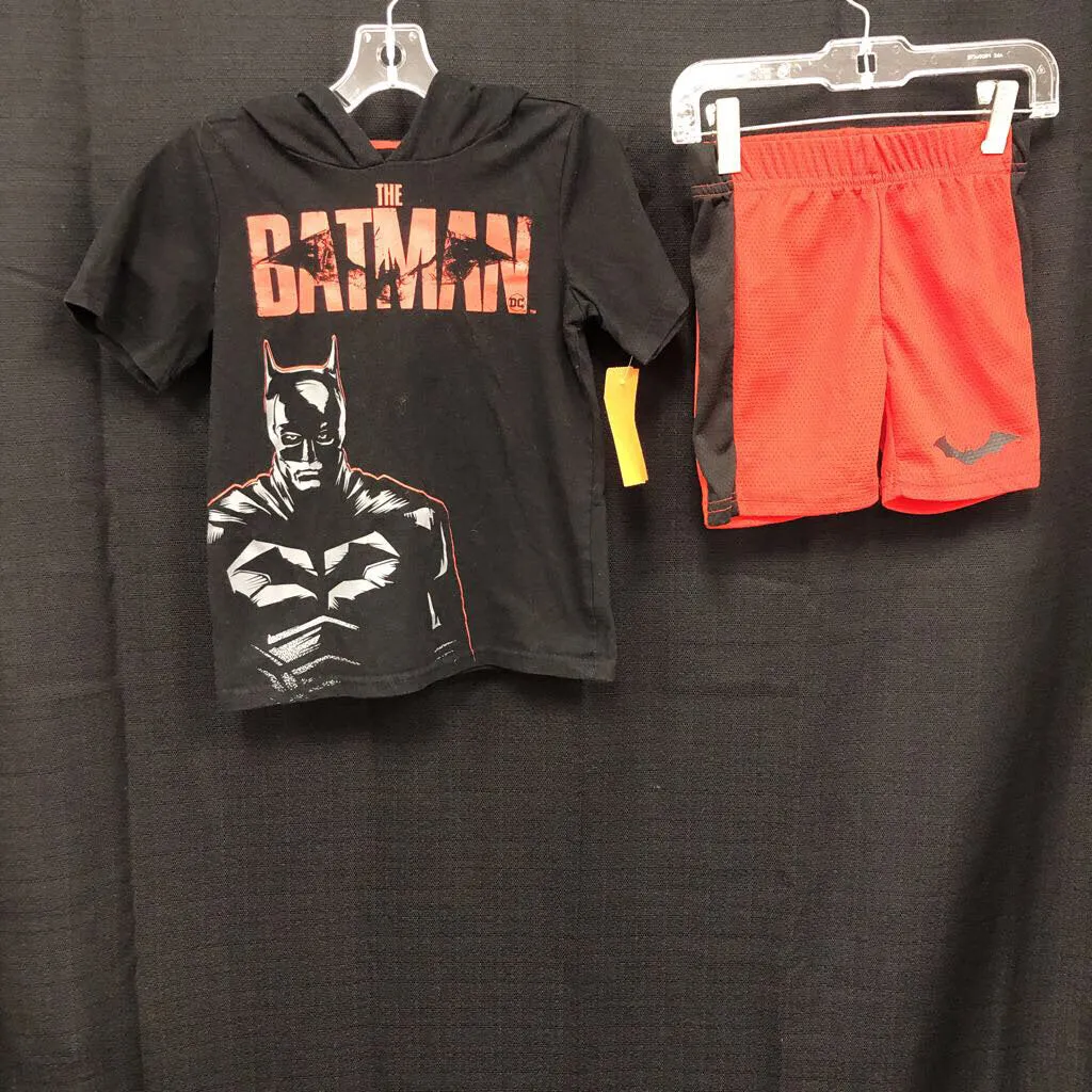 " the Batman" hooded 2pc outfit