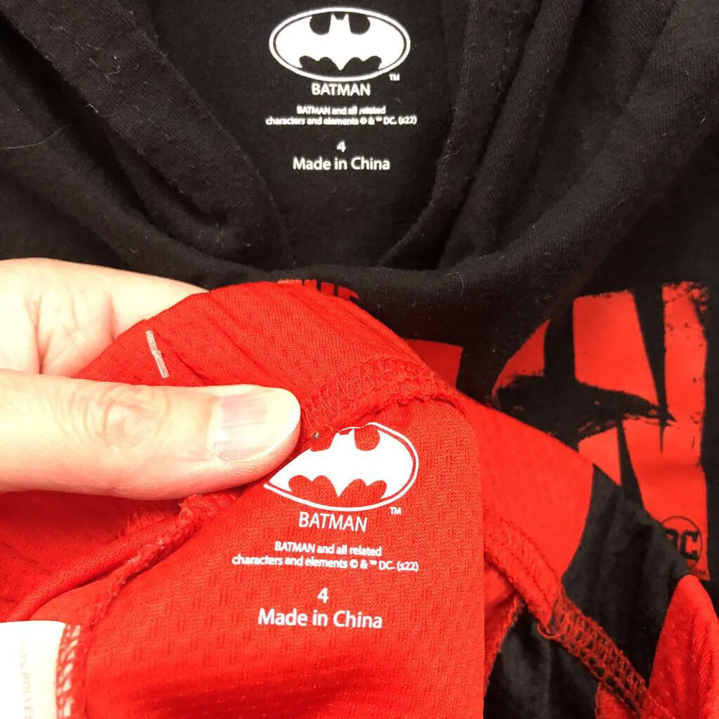 " the Batman" hooded 2pc outfit