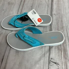 Sandals Flip Flops By Clarks In Blue, Size:11