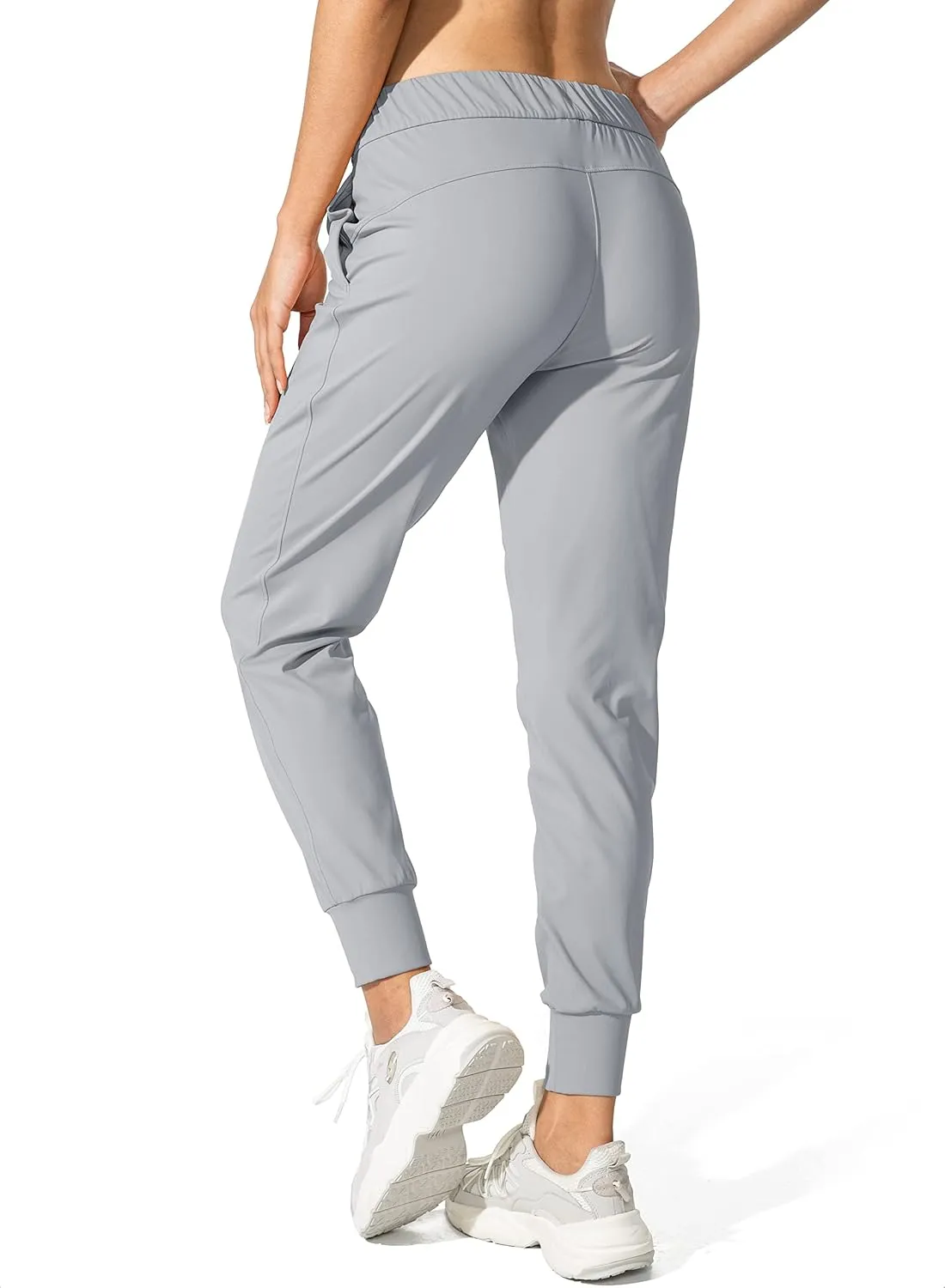 SANTINY Women's Joggers Pants Pockets Drawstring Running Sweatpants for Women Lounge Workout Jogging