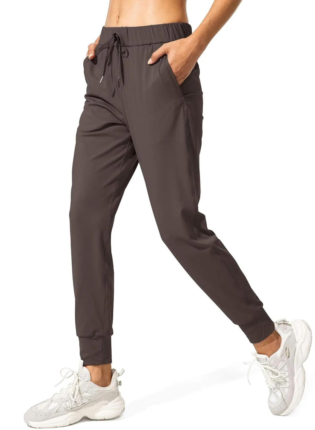SANTINY Women's Joggers Pants Pockets Drawstring Running Sweatpants for Women Lounge Workout Jogging
