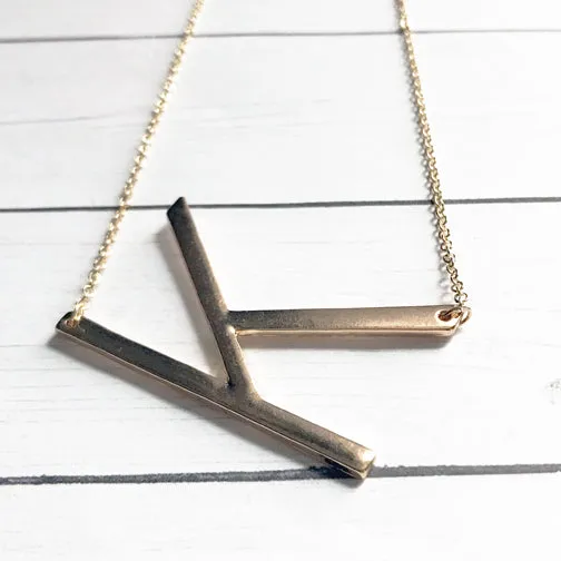 The Letter Monogram Necklace