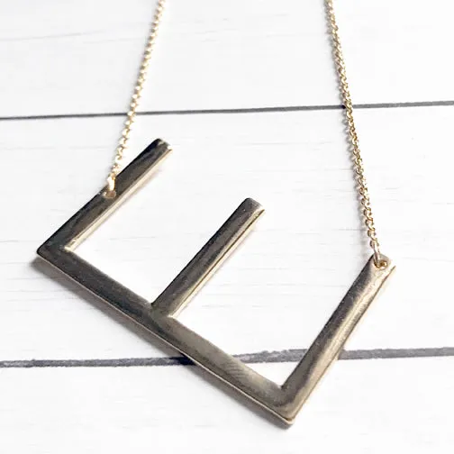The Letter Monogram Necklace