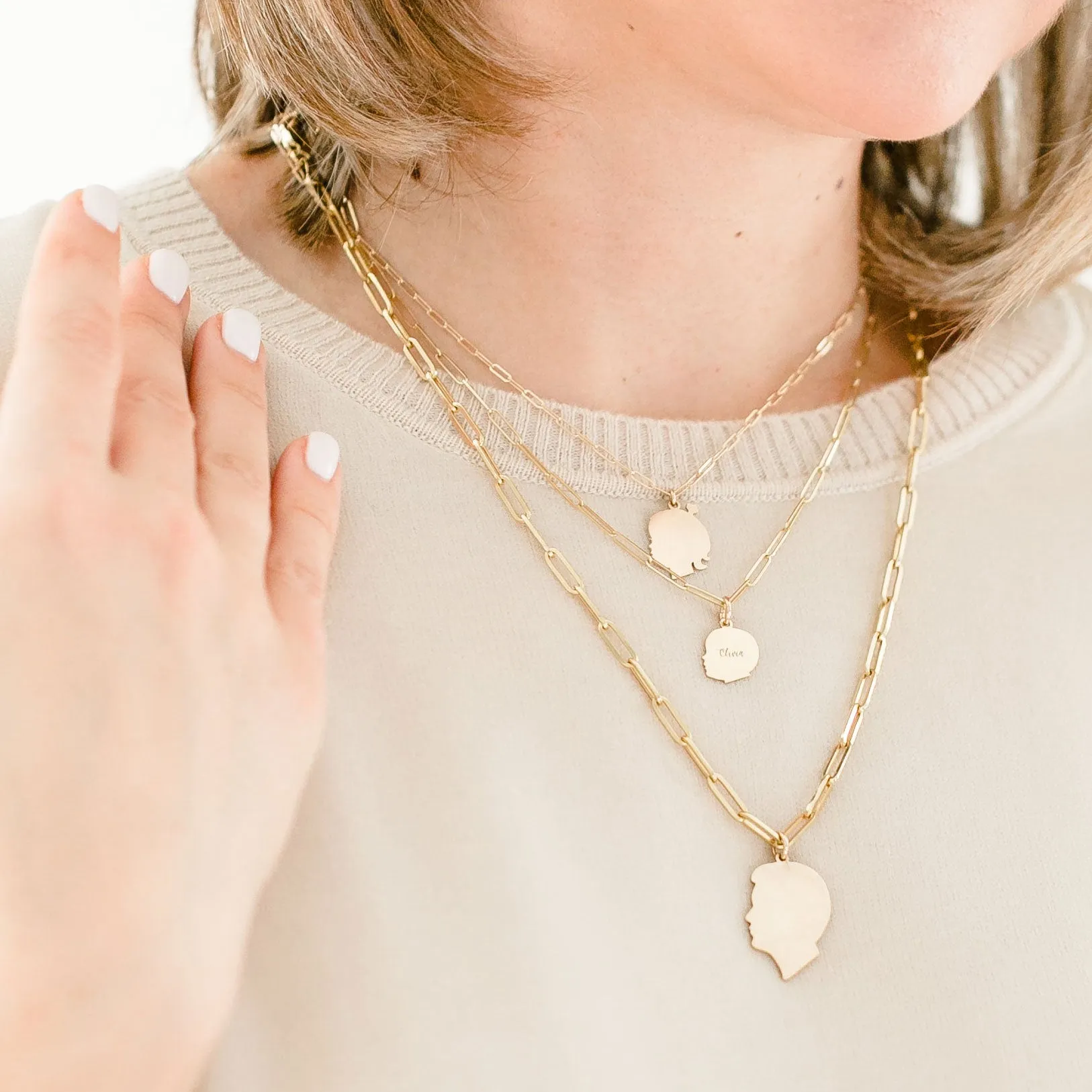 The Paperclip Chain - Dainty Weight