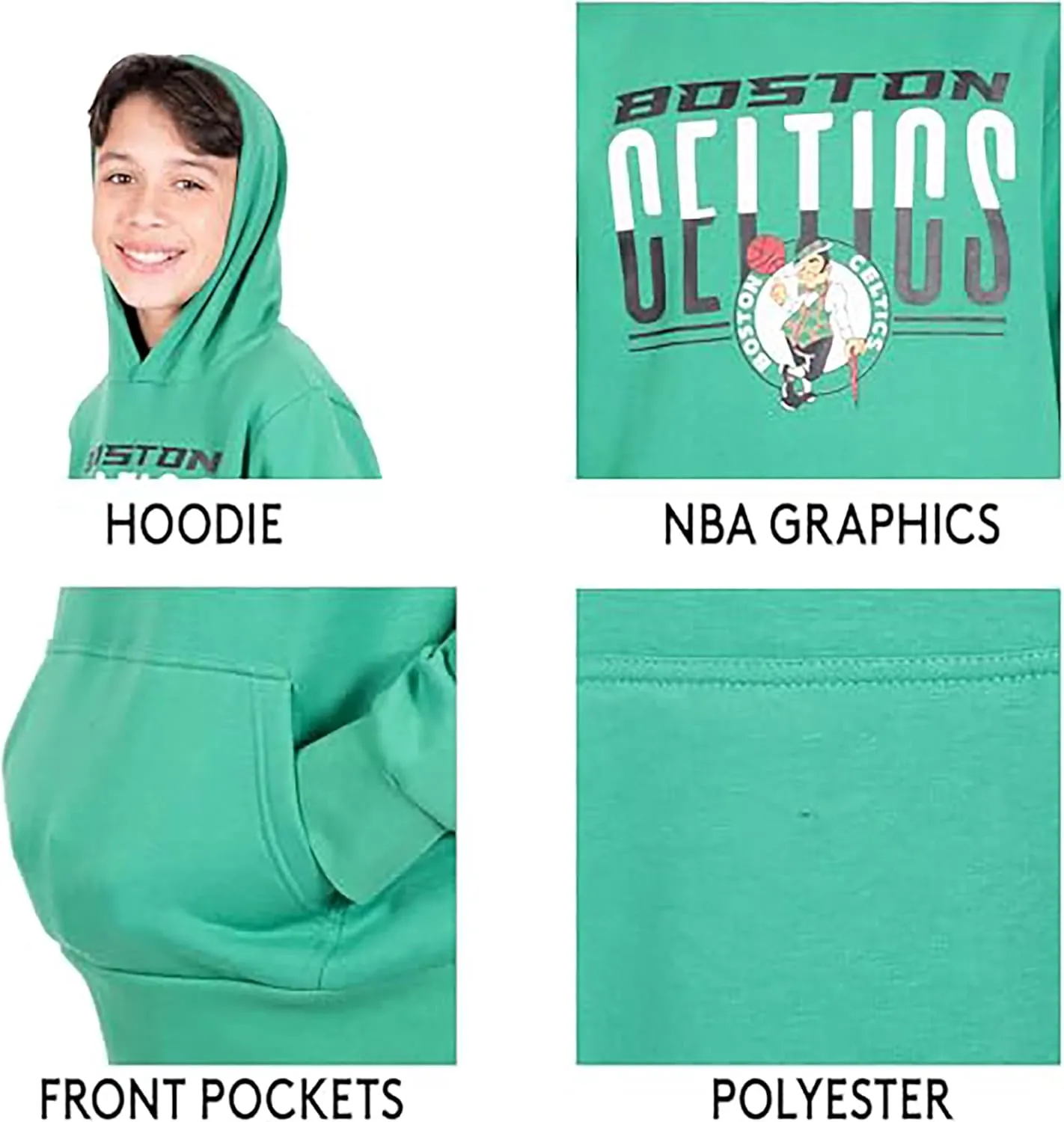 Ultra Game Youth NBA Official Super Soft MVP Pullover Hoodie Sweatshirt