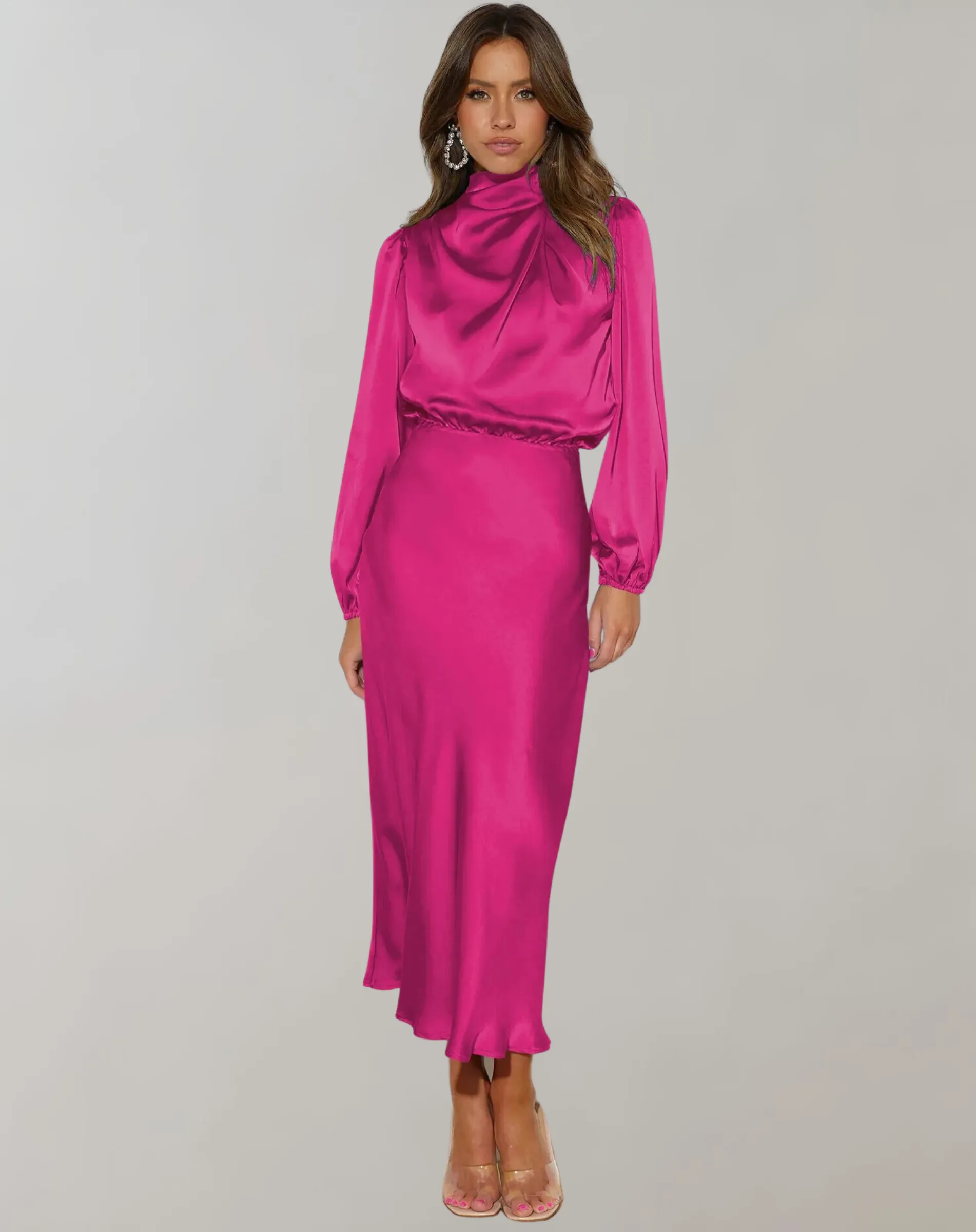 Vallory™ - Chic Long Sleeve Dress