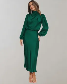 Vallory™ - Chic Long Sleeve Dress