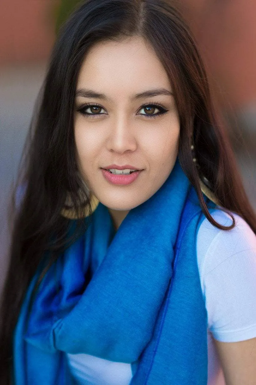 Water Pashmina Scarf in Beautiful Blue