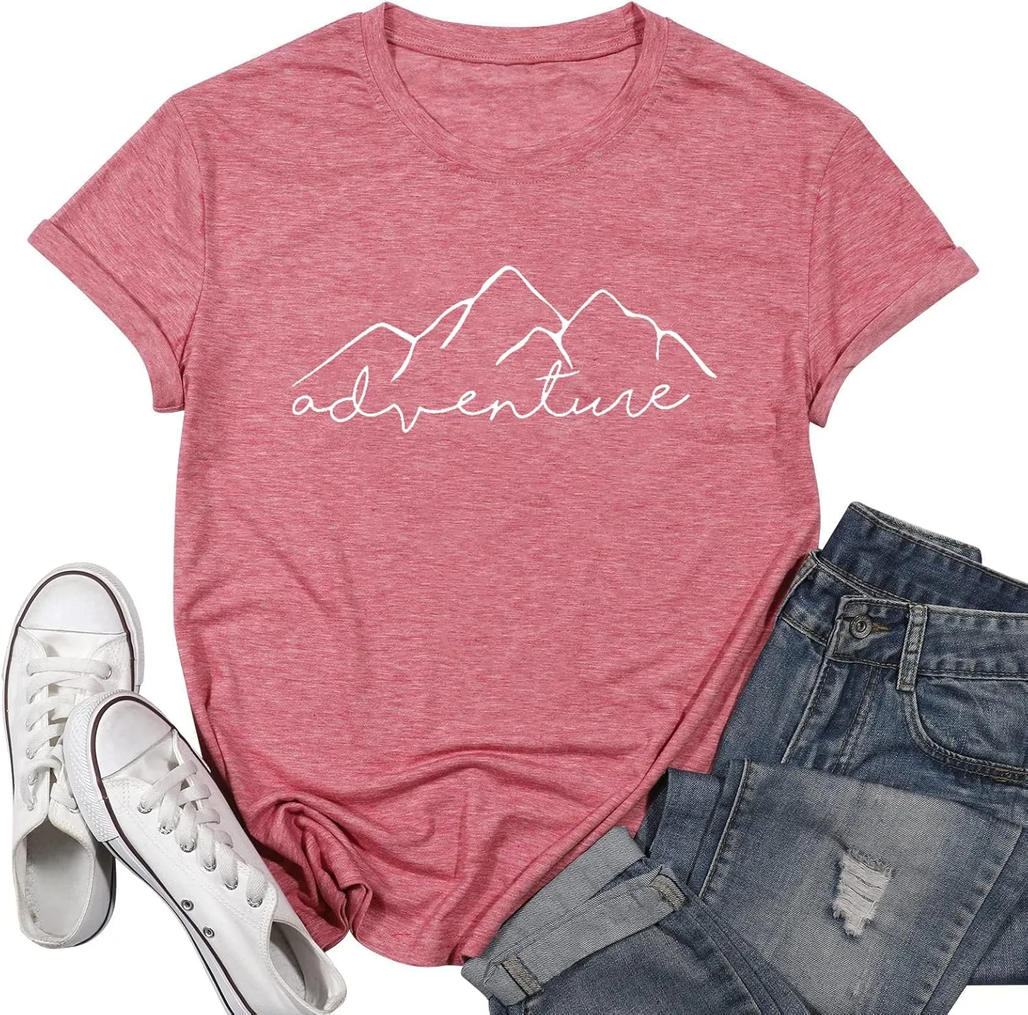 Women Mountain Adventure Workout Tanks Hiking Camping Graphic Athletic Sleeveless Funny Tee Tops