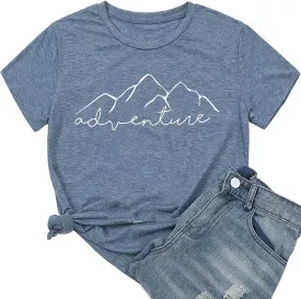 Women Mountain Adventure Workout Tanks Hiking Camping Graphic Athletic Sleeveless Funny Tee Tops