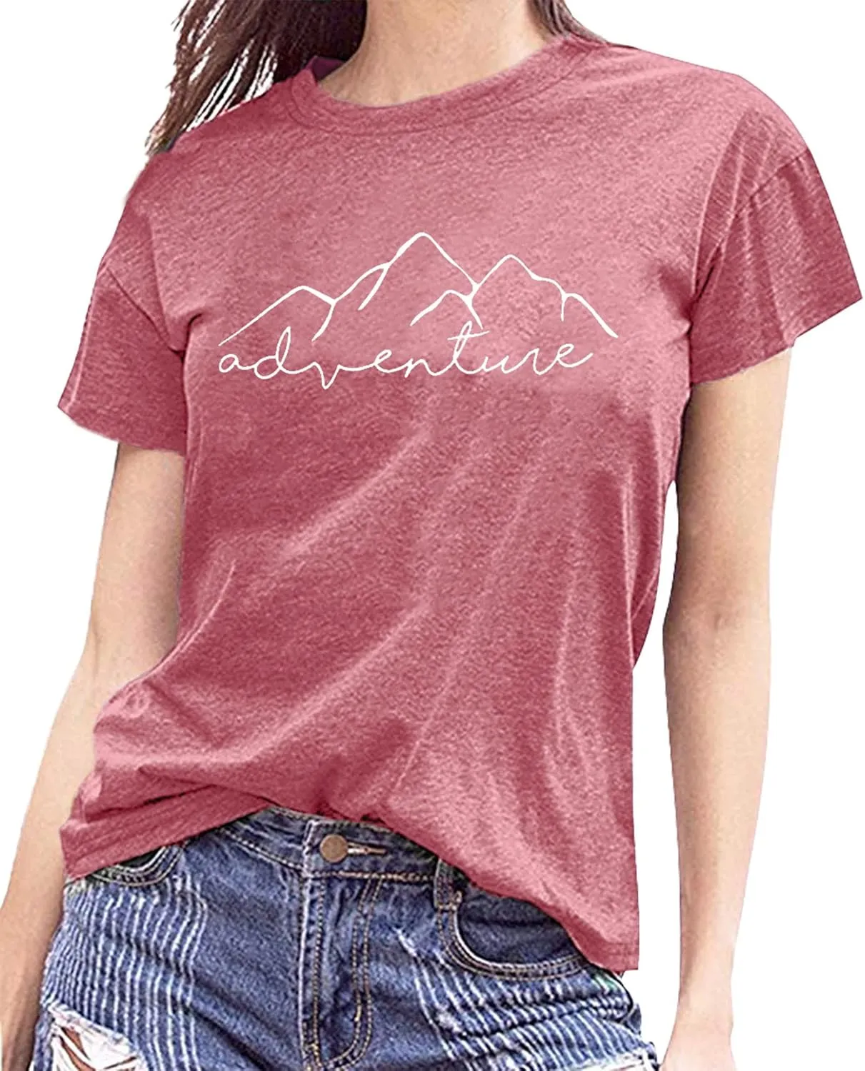 Women Mountain Adventure Workout Tanks Hiking Camping Graphic Athletic Sleeveless Funny Tee Tops