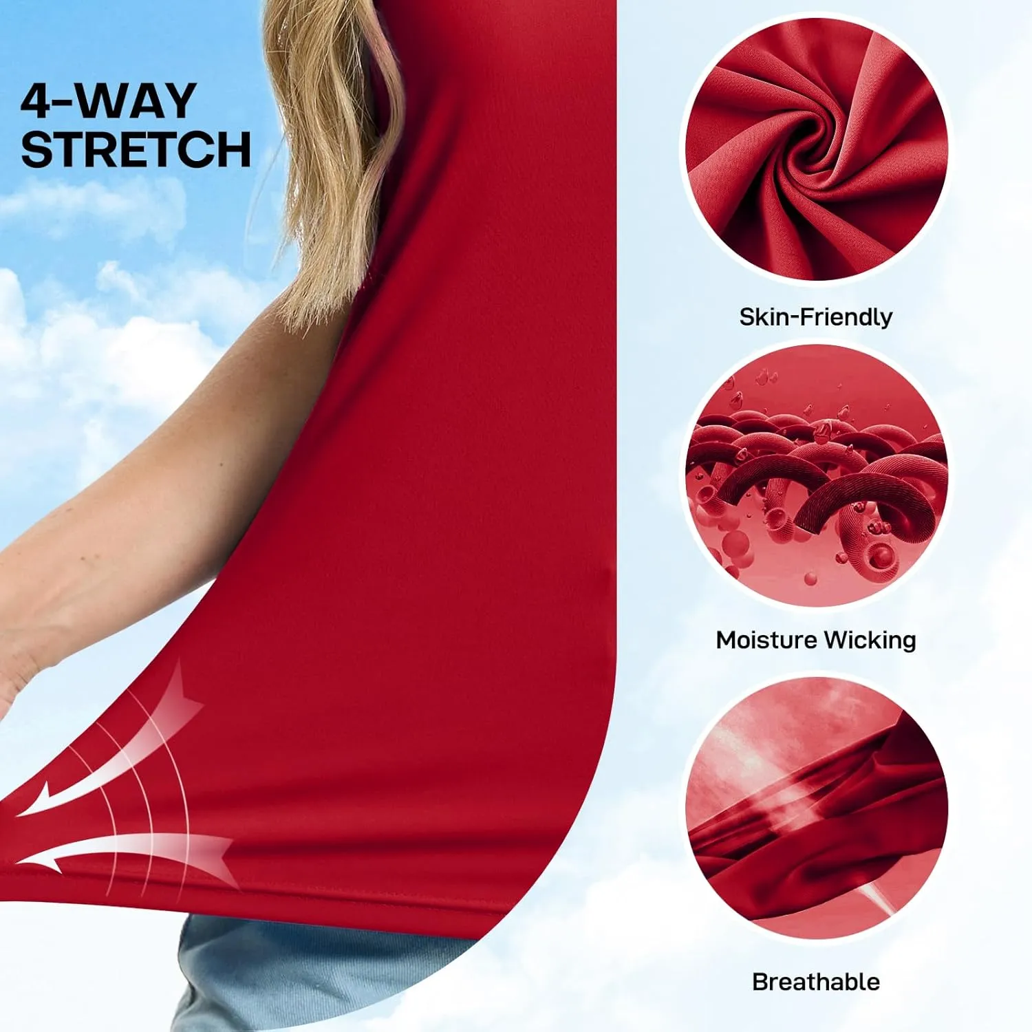 Women's Polo Shirts Short Sleeve Quick Dry UPF 50  Sun Protection Business Casual Collared Shirt Tennis Golf Shirt Work Tops