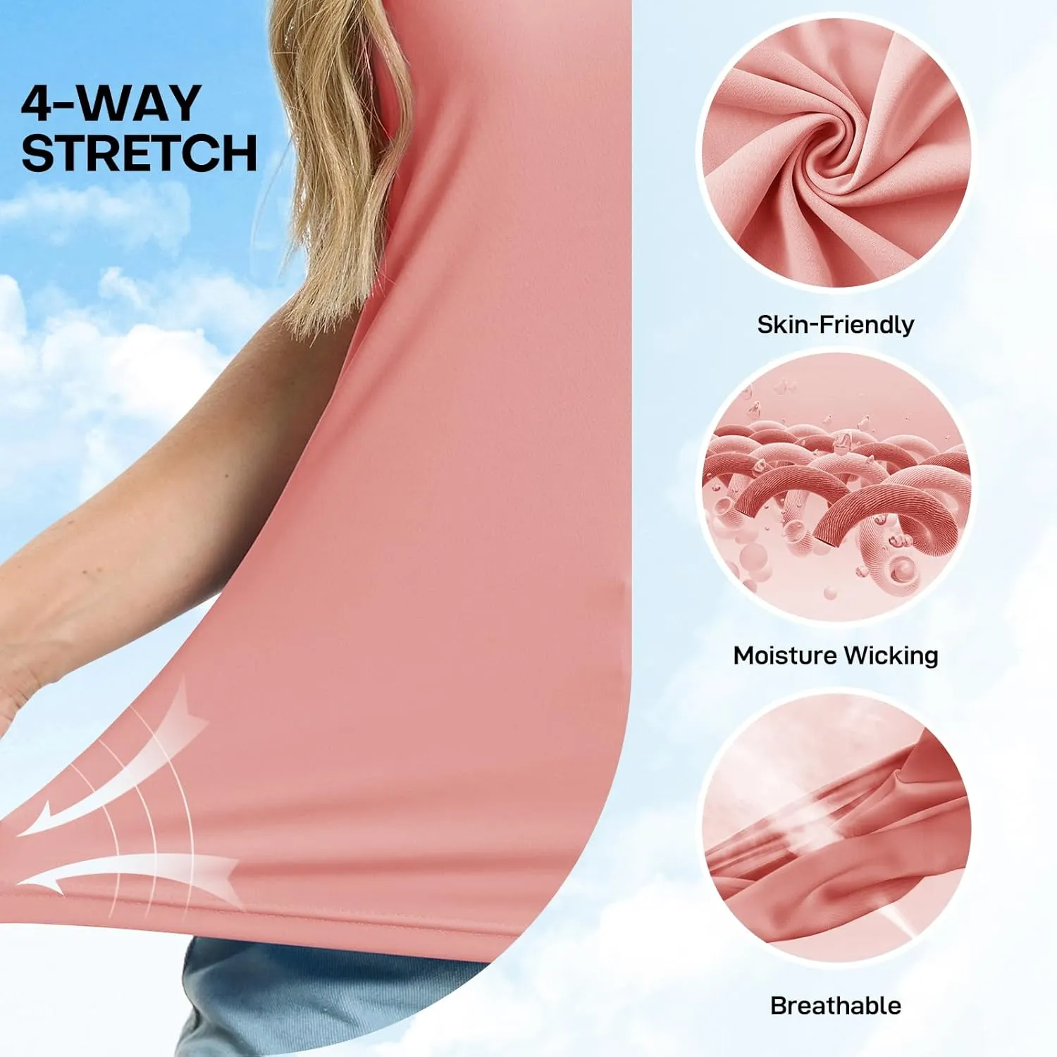 Women's Polo Shirts Short Sleeve Quick Dry UPF 50  Sun Protection Business Casual Collared Shirt Tennis Golf Shirt Work Tops